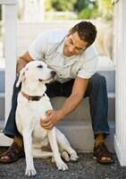 Dog and people