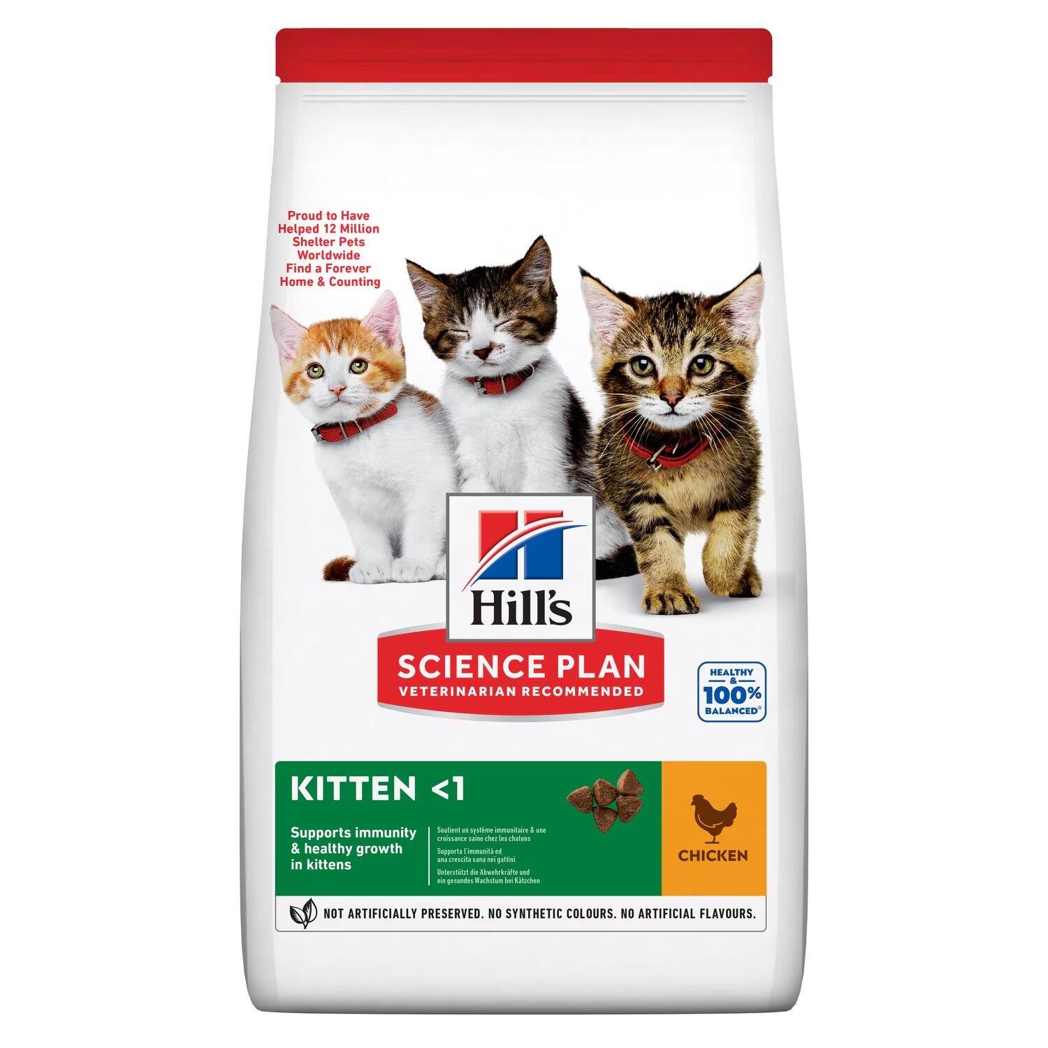 hill's science plan kitten food chicken